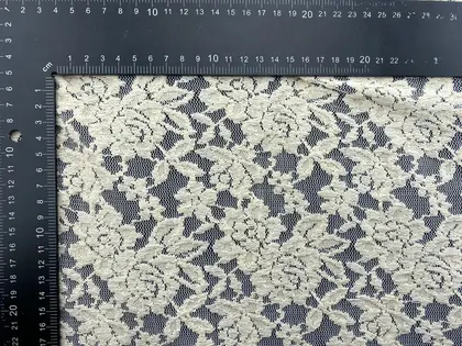 Fikseli Hatalı Pamuk Naylon Dantel – 150 cm