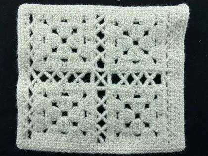 Cream Acrylic Domestic Appliqué