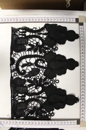 Black Broderie Collar