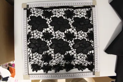 Black Guipure Broderie