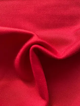 22569 Local Polyester Fabric Lycra · Red · 155 cm