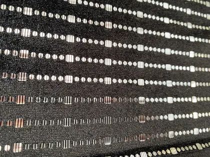 Gümüş Kadife Polyester İthal Kumaş · 140 cm