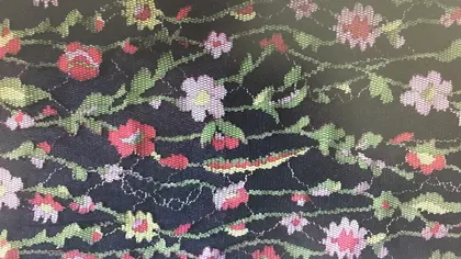 Fuchsia Nylon Lace