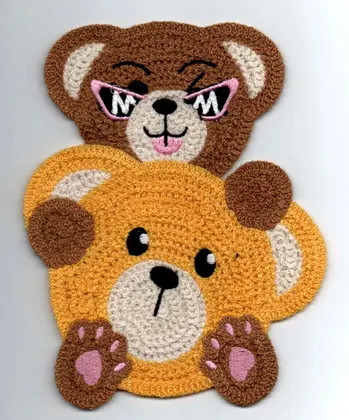 Brown Acrylic Domestic Appliqué