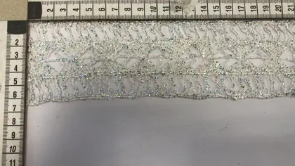 Hologram Polyester Domestic Guipure Broderie Tape
