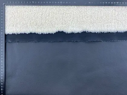 Black Polyester Imported Fabric · 150 cm