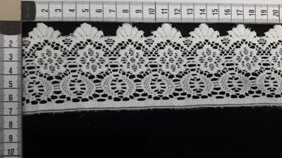 Greige Polyester Domestic Broderie Tape