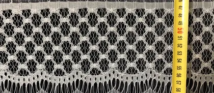 Heat-set Eyelash Corded Nylon Domestic Tape Lace