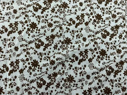 Brode · Yerli · Lez · Vual · Pamuk · Pigment Baskı · Kahve · 150 Cm