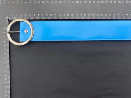 Blue Domestic Accessory Belt Faux · 90 cm
