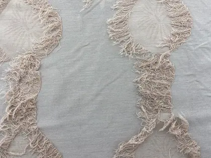 Taş Renkli Yerli Şifon Kumaş - Pamuk Polyester (11557)