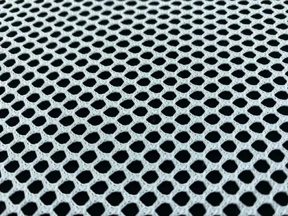 Ivory Polyester Domestic Lace Mesh · 145 cm
