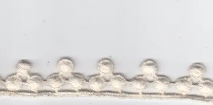 Greige Cotton Imported Tape Ribbon