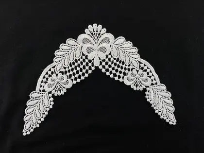 White Polyester Guipure