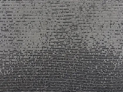 Zara Payetli Siyah Pullu Kumaş - 130 cm