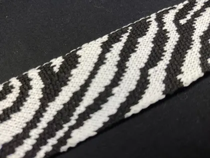 Black Polyester Domestic Tape Ribbon