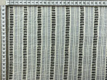 Greige Cotton Domestic Broderie Tape · 3 cm