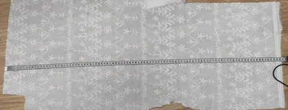 12630 Local Matte Voile Broderie Raw Polyester 135 cm