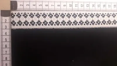 Greige Plain Polyester Domestic Broderie Tape