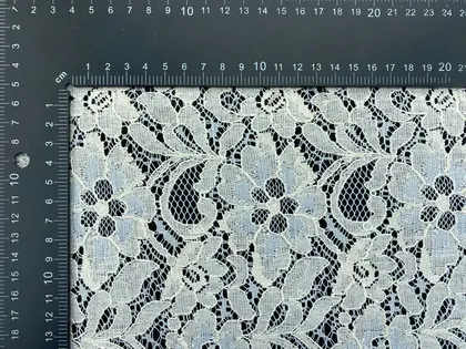 Multicolor Corded Printed Nylon Lace