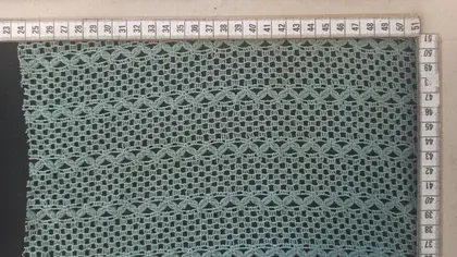 Mint Cotton Domestic Lace