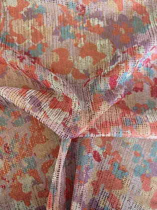 Tül · Yerli · Lez · Polyester · Elastan · Baskılı · Renkli · 155 Cm