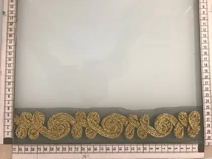 Trim · Gold Metallic · Tulle On · Black-Золотой