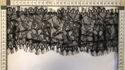 Black Eyelash Nylon Lace
