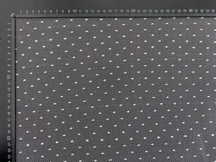Indigo Polka-dot Polyester Domestic Tulle