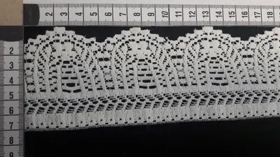 Greige Polyester Domestic Broderie Tape