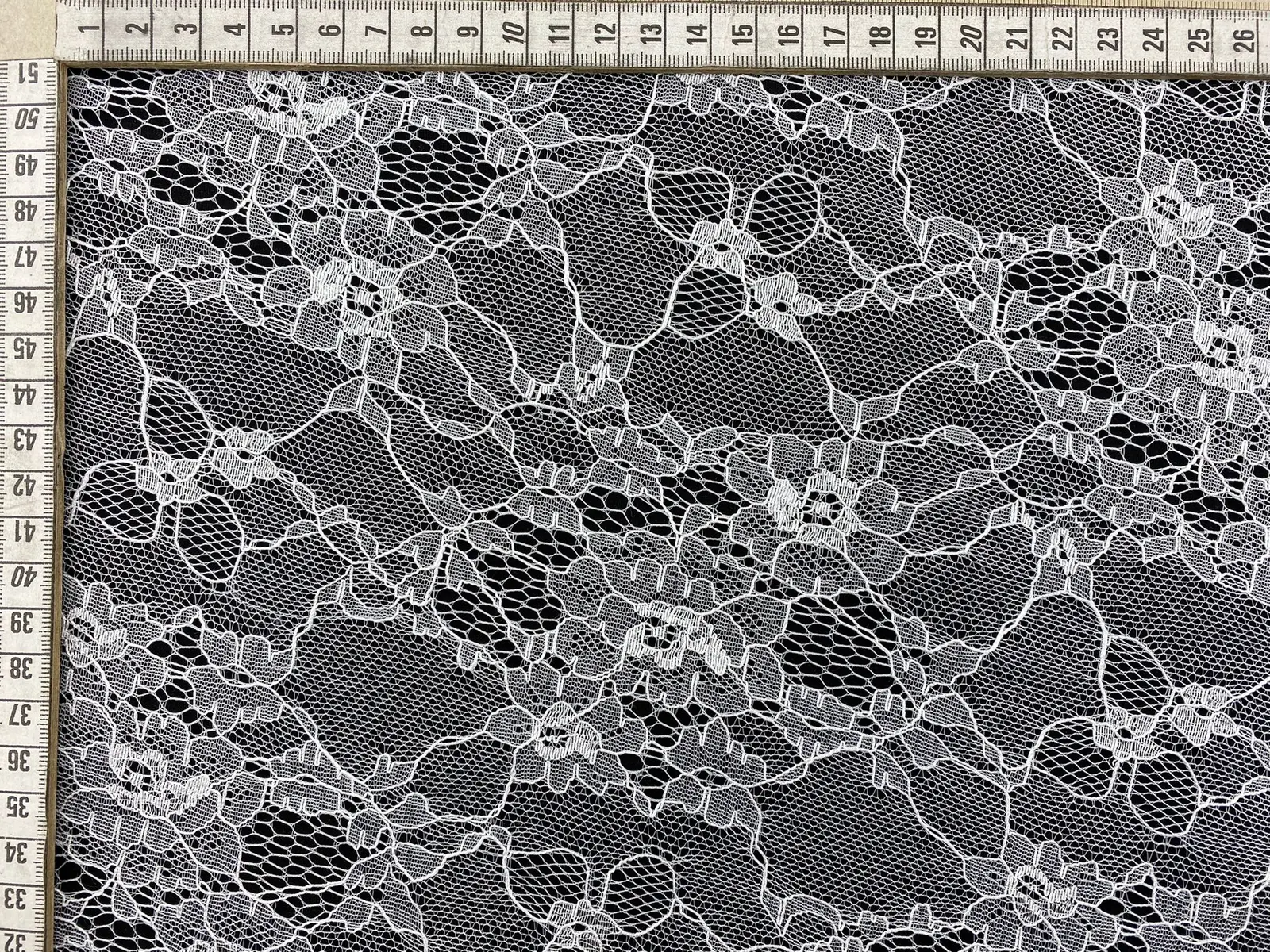 Heat-set Lycra Nylon Imported Lace