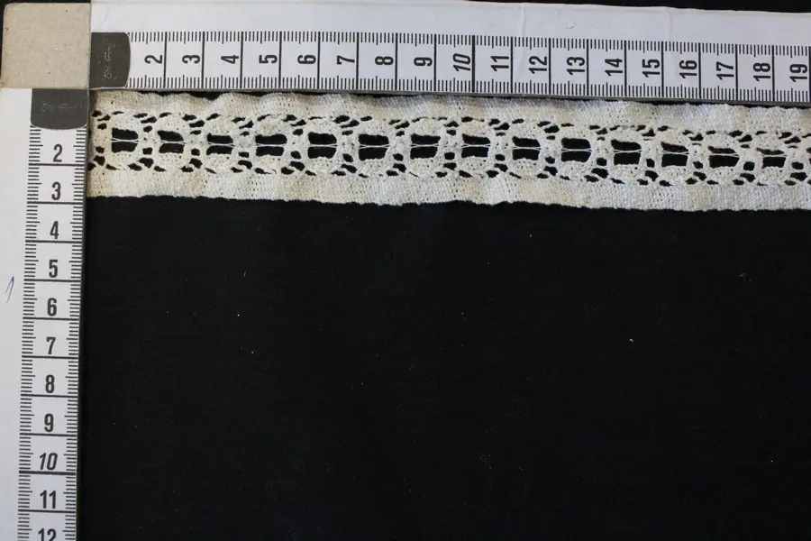 Greige Cotton Tape Lace