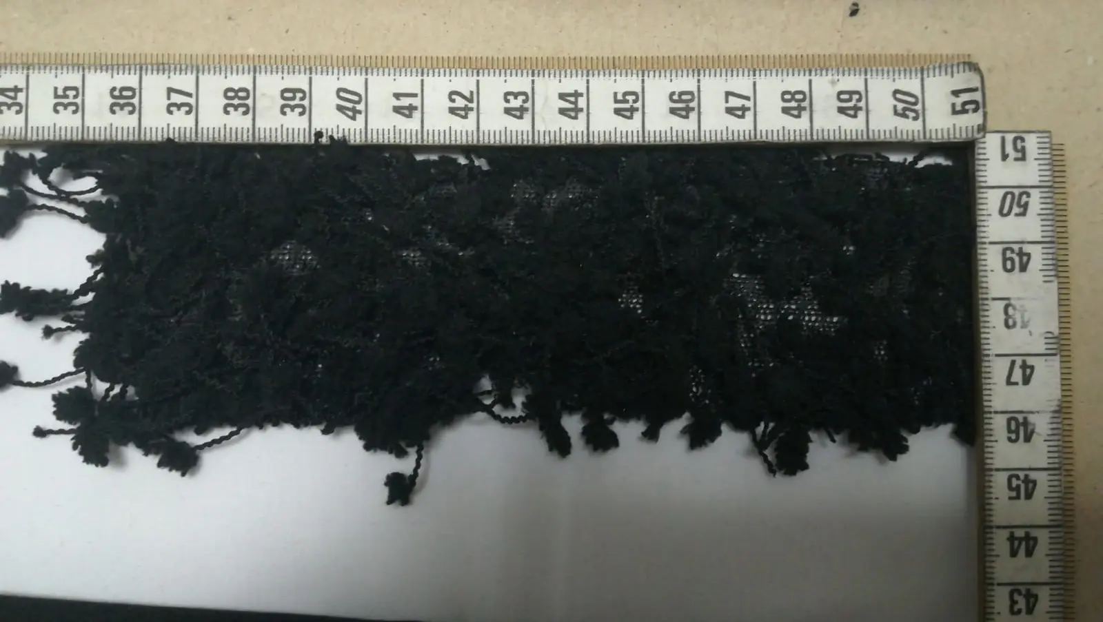 Black Polyester Imported Fabric · 160 cm