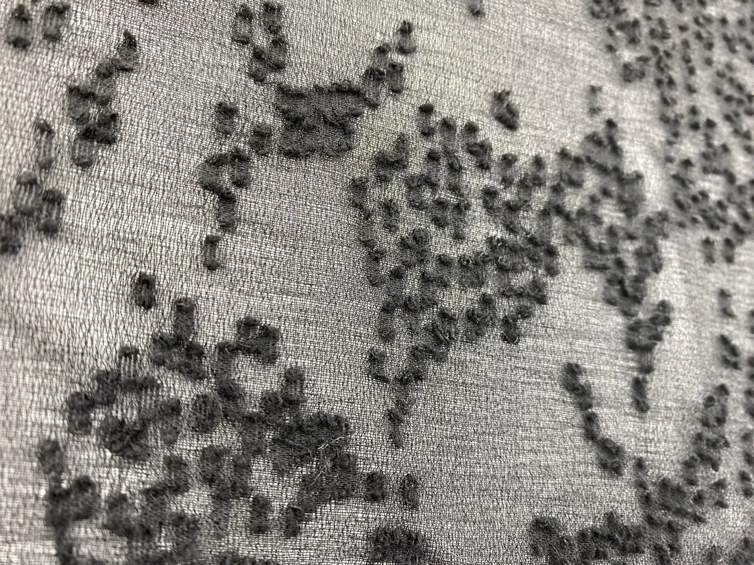Siyah Polyester İthal Şifon · 150 cm