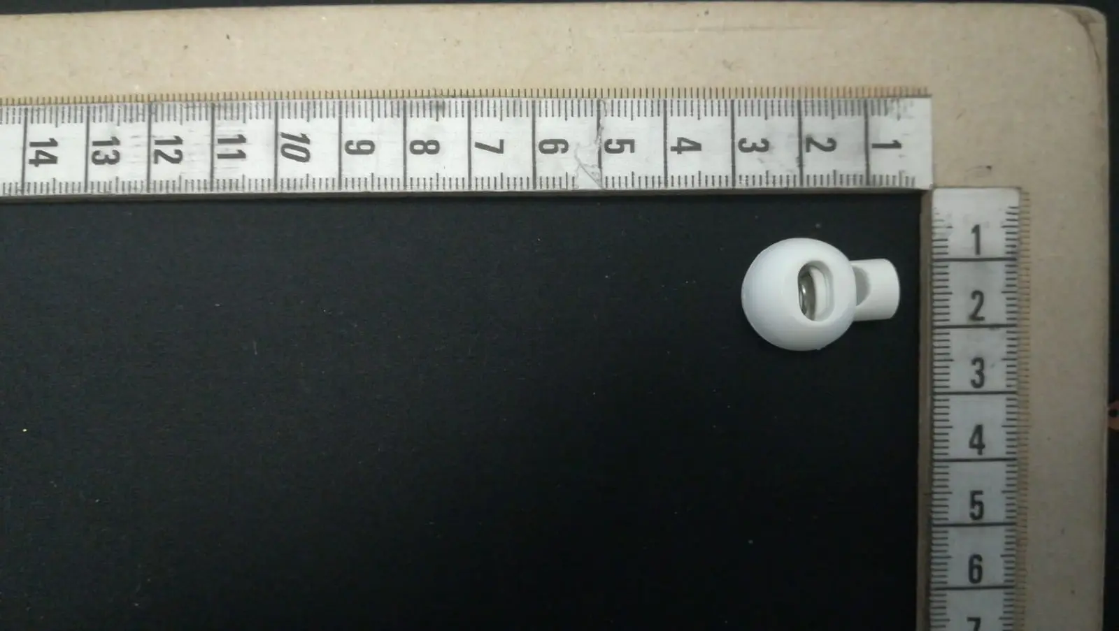 White Domestic Accessory Button Stopper