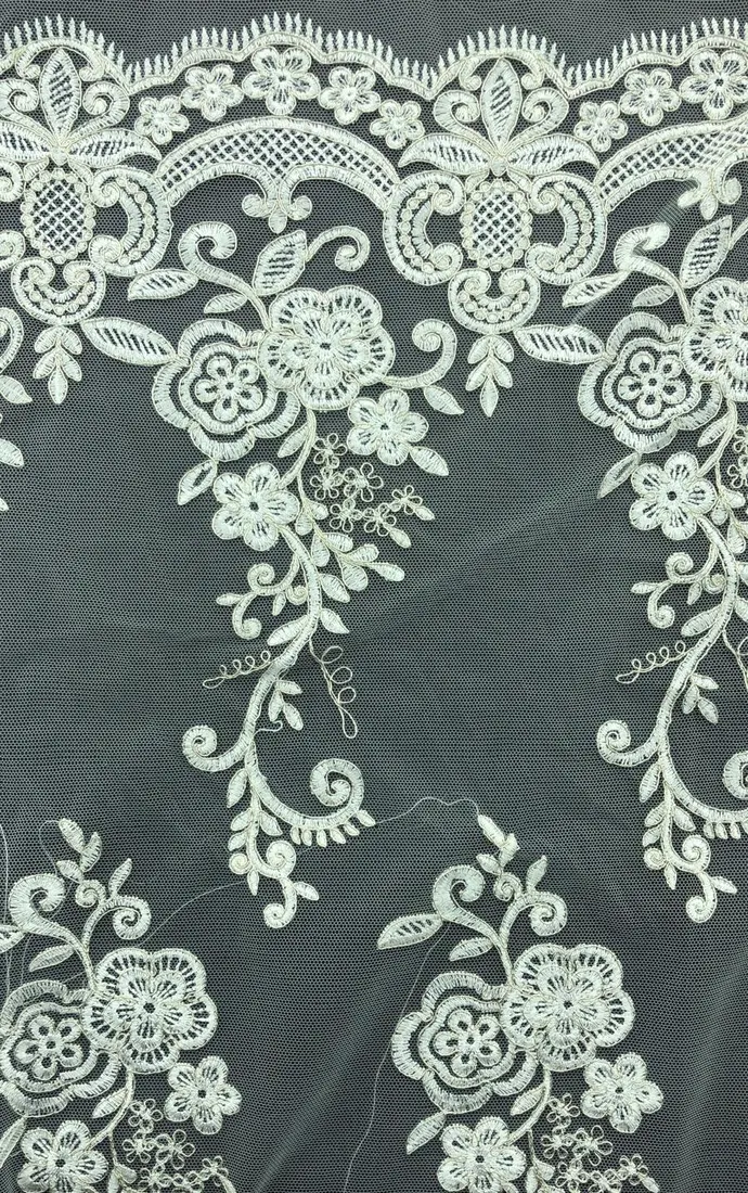 Gümüş Mat Polyester Yerli Brode