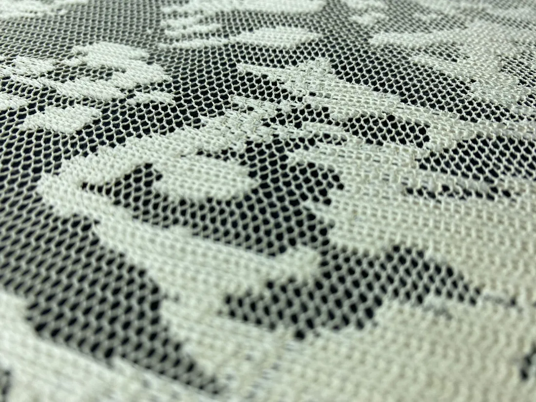 Krem Polyester Yerli Dantel · 150 cm