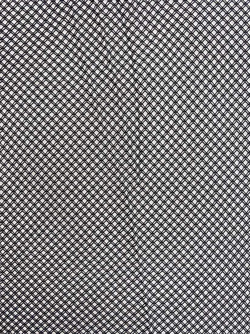 Siyah Likralı Polyester Yerli File · 140 cm