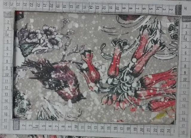 Beyaz Baskılı Likralı Polyester Yerli Dantel Tül · 150 cm