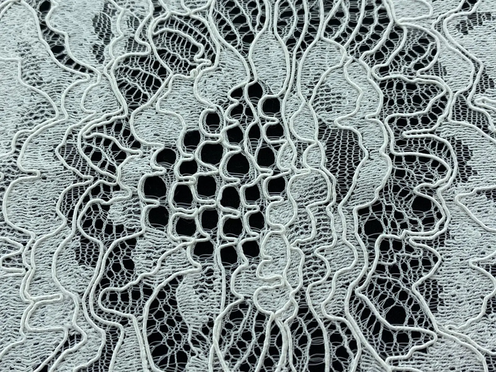 6912 Imported Cotton Lace Nylon · Corded · Heat-set