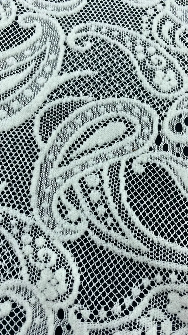 Krem Polyester Yerli Dantel · 150 cm