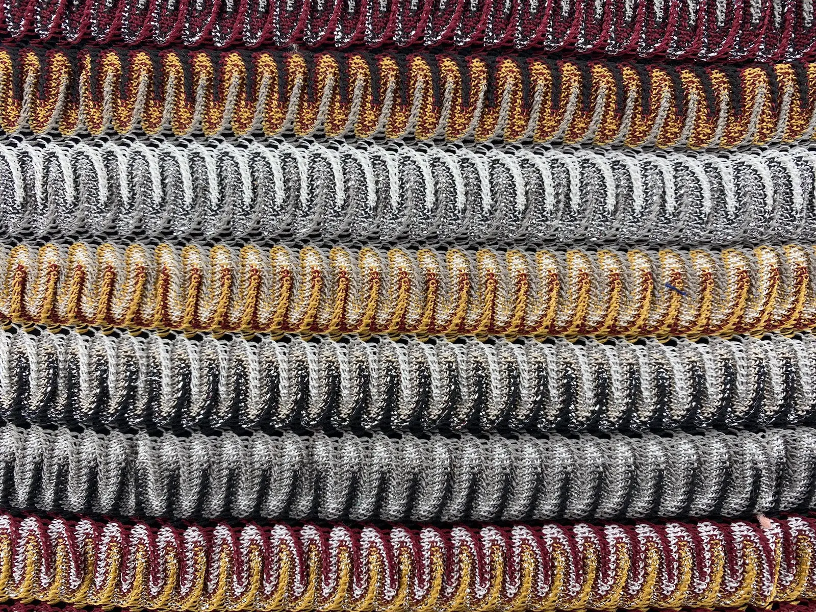 Multicolor Polyester Domestic Lace