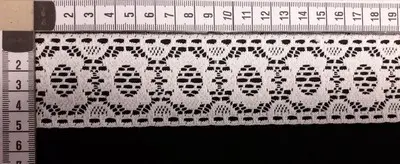 Greige Plain Polyester Domestic Broderie Tape