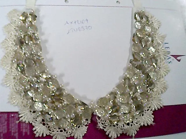 2370 Yaka · İthal · Polyester · Boncuklu · Renkli