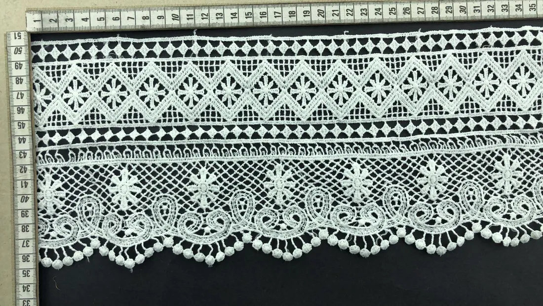 Ham Mat Polyester Yerli Brode Bant · 16 cm