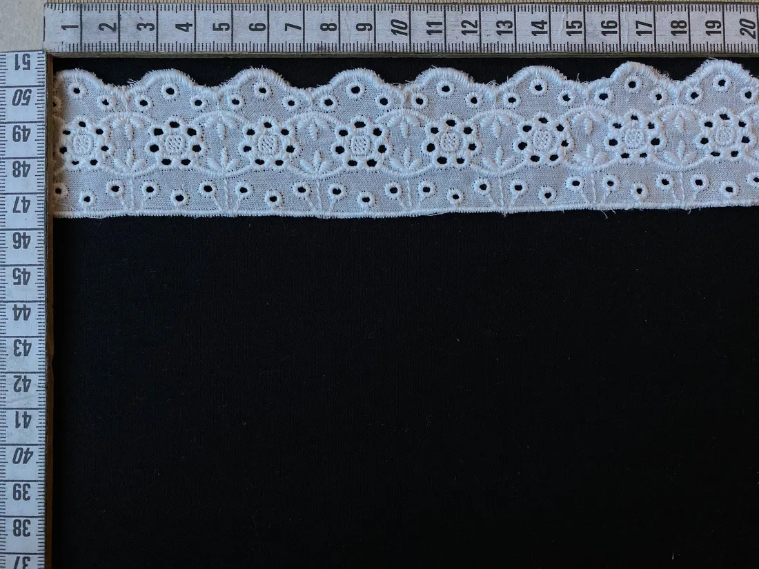 Kasar Polyester Yerli Brode Bant · 4 cm