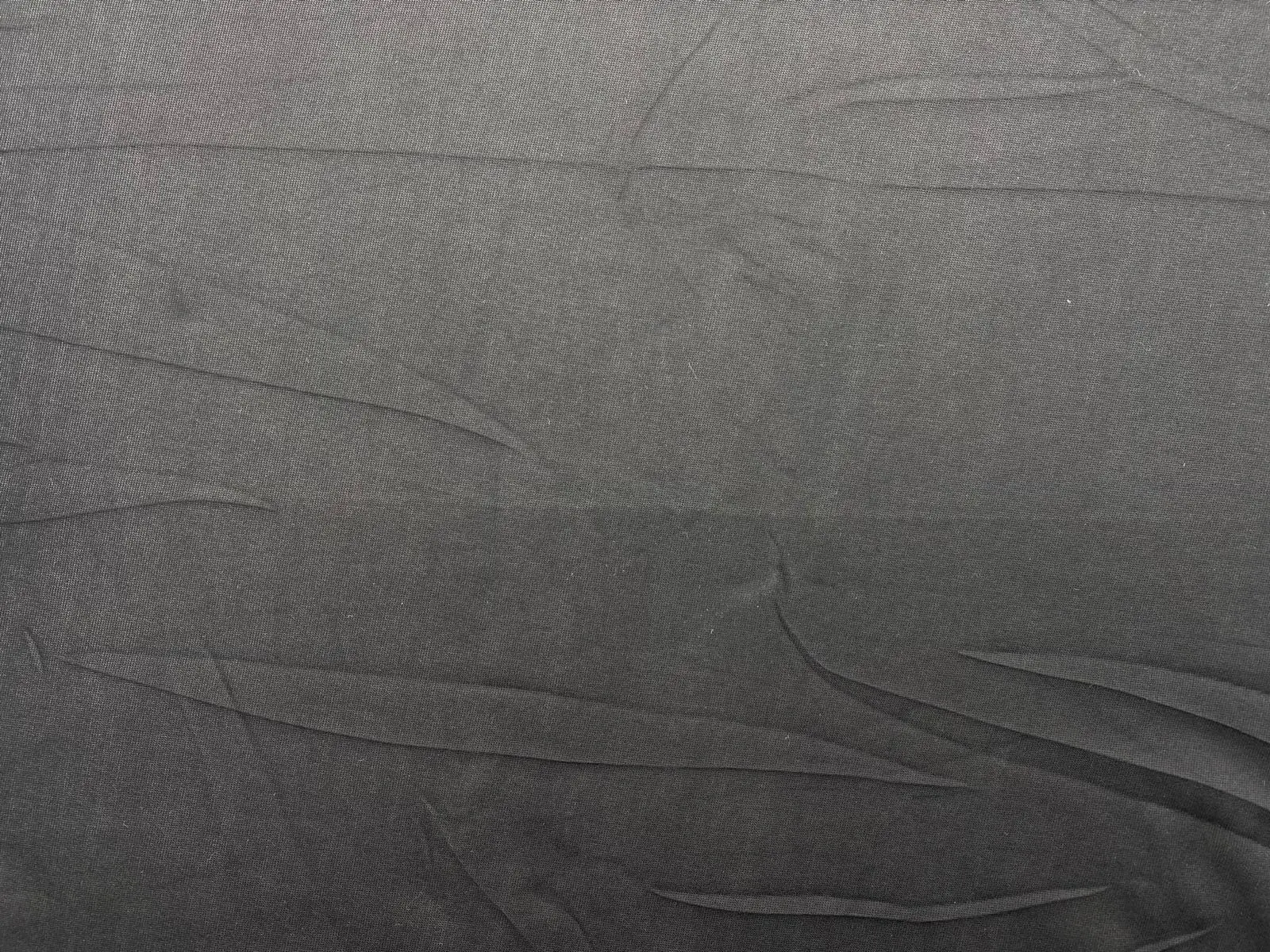 Black Lycra Knit Polyester Domestic Fabric · 160 cm