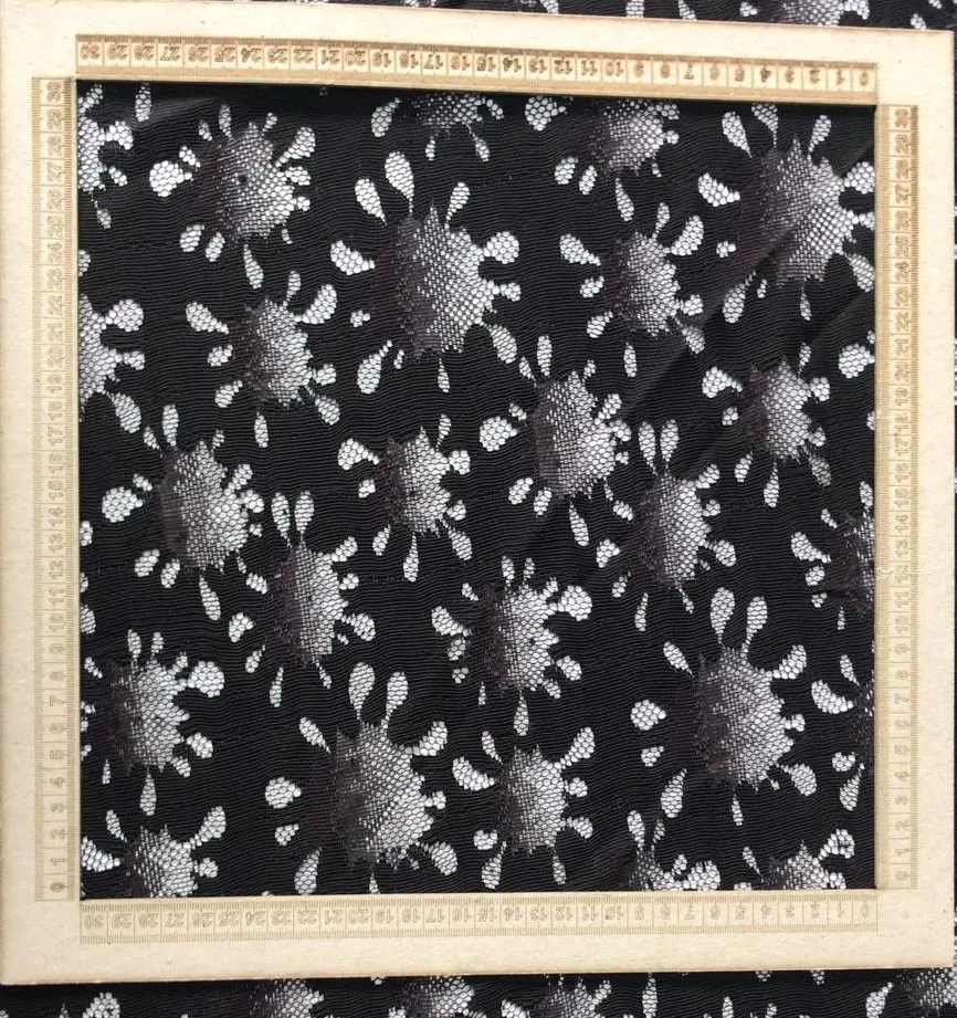 Black Nylon Domestic Lace · 150 cm