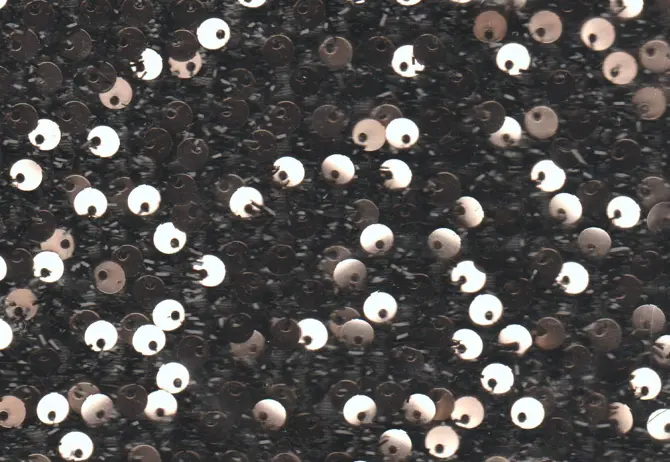 Copper Sequined Eyelash Polyester Imported Sequin