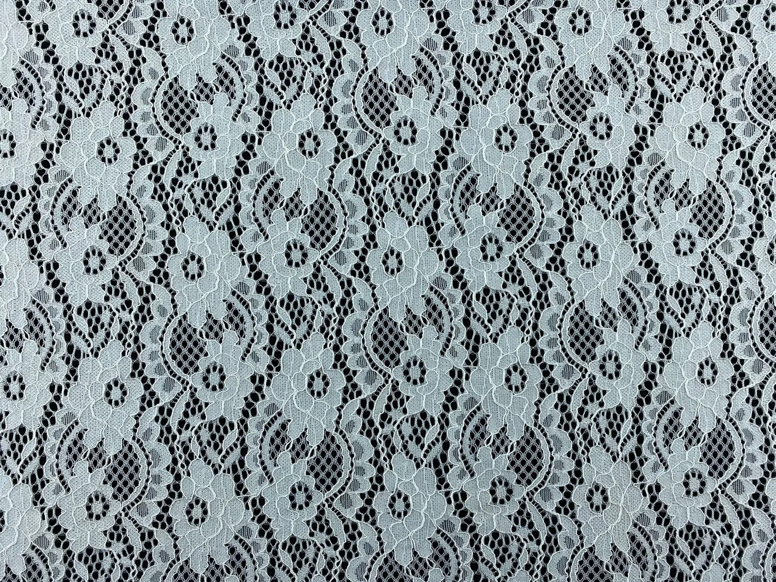 Heat-set Lycra Nylon Imported Lace